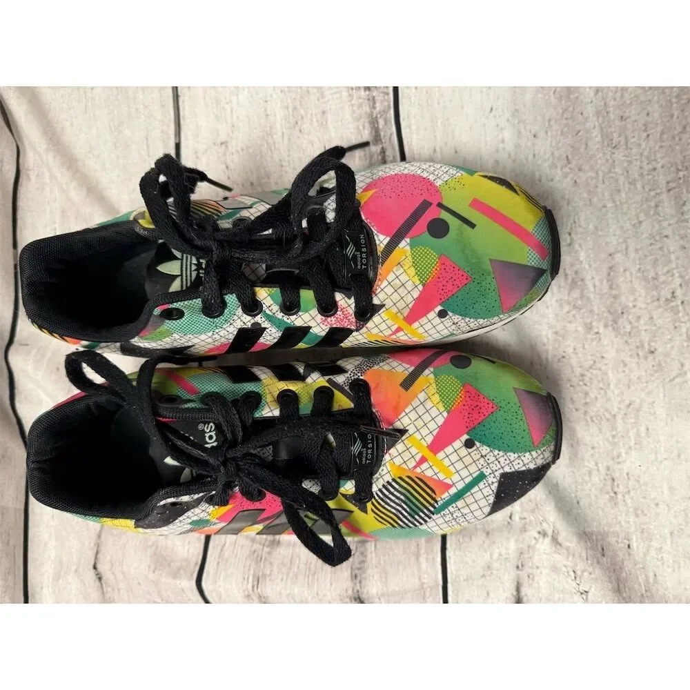 Adidas Women's ZX Flux Torsion Sneakers Multicolor Size 7.5 Sport Bright